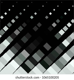 Abstract halftone background pattern. Squared monochrome vector line illustration

