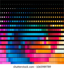 Abstract halftone background pattern. Squared colorful vector line illustration
