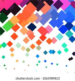 Abstract halftone background pattern. Squared colorful vector line illustration
