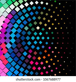 Abstract halftone background pattern. Squared colorful vector line illustration
