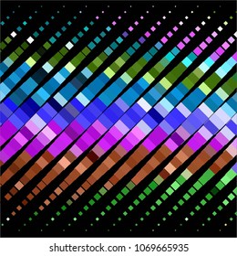 Abstract halftone background pattern. Squared colorful vector line illustration

