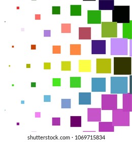 Abstract halftone background pattern. Squared colorful vector line illustration
