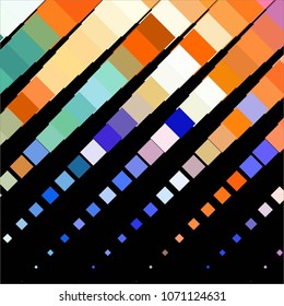 Abstract halftone background pattern. Squared colorful vector line illustration

