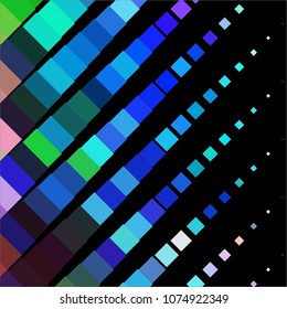 Abstract halftone background pattern. Squared colorful vector line illustration
