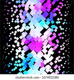 Abstract halftone background pattern. Squared colorful vector line illustration

