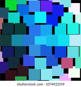 Abstract halftone background pattern. Squared colorful vector line illustration
