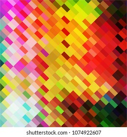 Abstract halftone background pattern. Squared colorful vector line illustration

