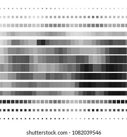 Abstract halftone background pattern. Squared monochrome vector line illustration
