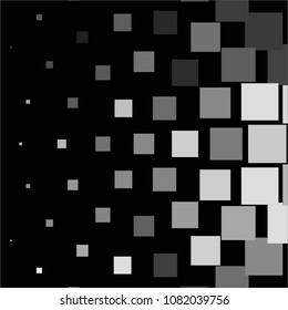 Abstract halftone background pattern. Squared monochrome vector line illustration
