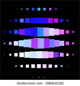 Abstract halftone background pattern. Squared colorful vector line illustration
