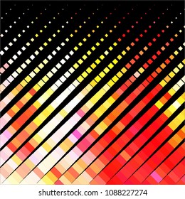 Abstract halftone background pattern. Squared colorful vector line illustration
