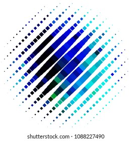 Abstract halftone background pattern. Squared colorful vector line illustration
