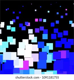 Abstract halftone background pattern. Squared colorful vector line illustration
