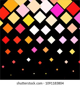 Abstract halftone background pattern. Squared colorful vector line illustration

