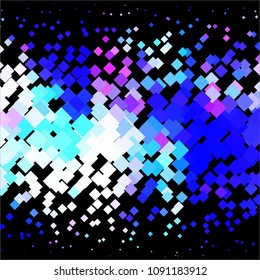 Abstract halftone background pattern. Squared colorful vector line illustration

