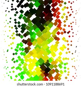 Abstract halftone background pattern. Squared colorful vector line illustration
