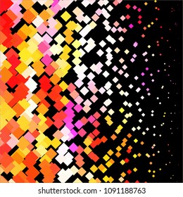 Abstract halftone background pattern. Squared colorful vector line illustration
