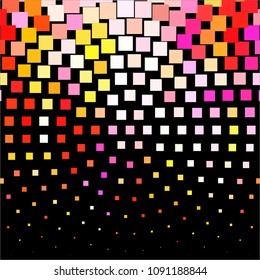 Abstract halftone background pattern. Squared colorful vector line illustration
