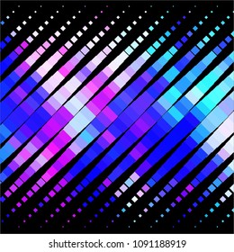 Abstract halftone background pattern. Squared colorful vector line illustration
