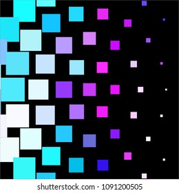 Abstract halftone background pattern. Squared colorful vector line illustration

