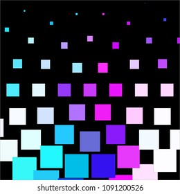 Abstract halftone background pattern. Squared colorful vector line illustration

