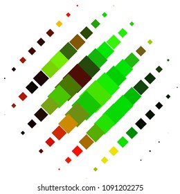 Abstract halftone background pattern. Squared colorful vector line illustration
