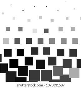 Abstract halftone background pattern. Squared monochrome vector line illustration
