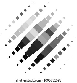 Abstract halftone background pattern. Squared monochrome vector line illustration
