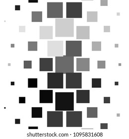 Abstract halftone background pattern. Squared monochrome vector line illustration
