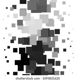 Abstract halftone background pattern. Squared monochrome vector line illustration
