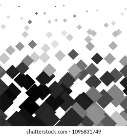 Abstract halftone background pattern. Squared monochrome vector line illustration
