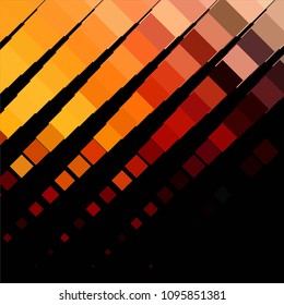 Abstract halftone background pattern. Squared colorful vector line illustration
