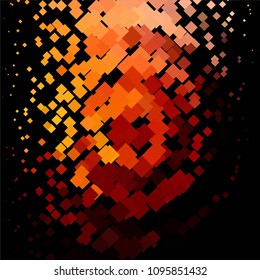 Abstract halftone background pattern. Squared colorful vector line illustration
