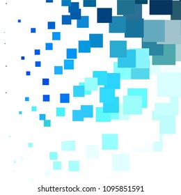 Abstract halftone background pattern. Squared colorful vector line illustration
