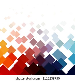 Abstract halftone background pattern. Squared colorful vector line illustration

