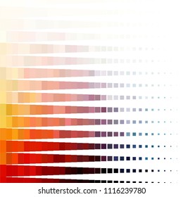 Abstract halftone background pattern. Squared colorful vector line illustration
