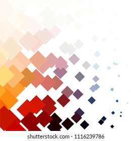 Abstract halftone background pattern. Squared colorful vector line illustration
