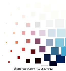 Abstract halftone background pattern. Squared colorful vector line illustration
