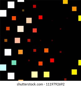 Abstract halftone background pattern. Squared colorful vector line illustration
