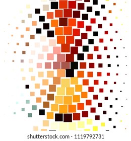 Abstract halftone background pattern. Squared colorful vector line illustration
