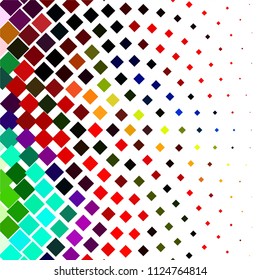 Abstract halftone background pattern. Squared colorful vector line illustration
