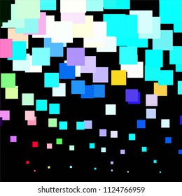 Abstract halftone background pattern. Squared colorful vector line illustration
