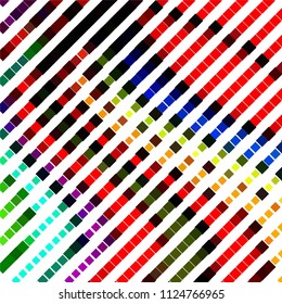 Abstract halftone background pattern. Squared colorful vector line illustration
