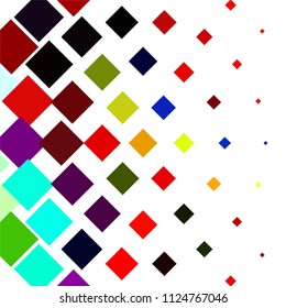 Abstract halftone background pattern. Squared colorful vector line illustration
