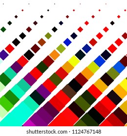 Abstract halftone background pattern. Squared colorful vector line illustration
