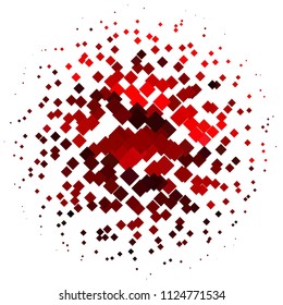 Abstract halftone background pattern. Squared colorful vector line illustration
