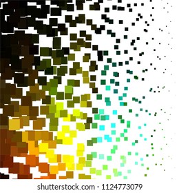 Abstract halftone background pattern. Squared colorful vector line illustration
