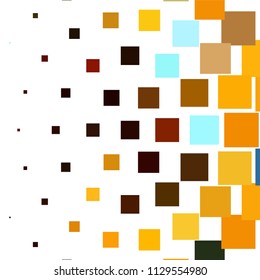 Abstract halftone background pattern. Squared colorful vector line illustration
