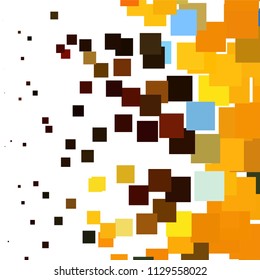 Abstract halftone background pattern. Squared colorful vector line illustration
