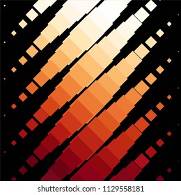 Abstract halftone background pattern. Squared colorful vector line illustration
